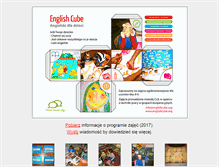 Tablet Screenshot of englishcube.org